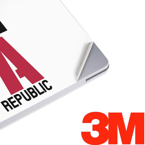 California White Block Surface Laptop 2 Skin